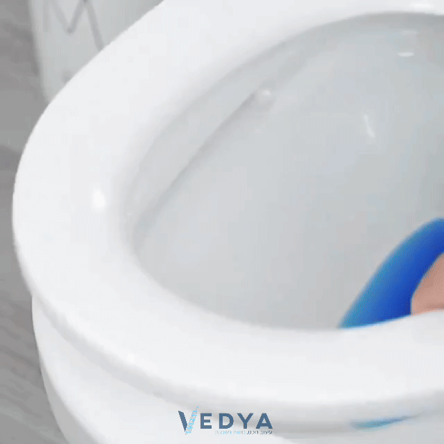 מברשת אסלה הגיינית לניקוי מתקדם