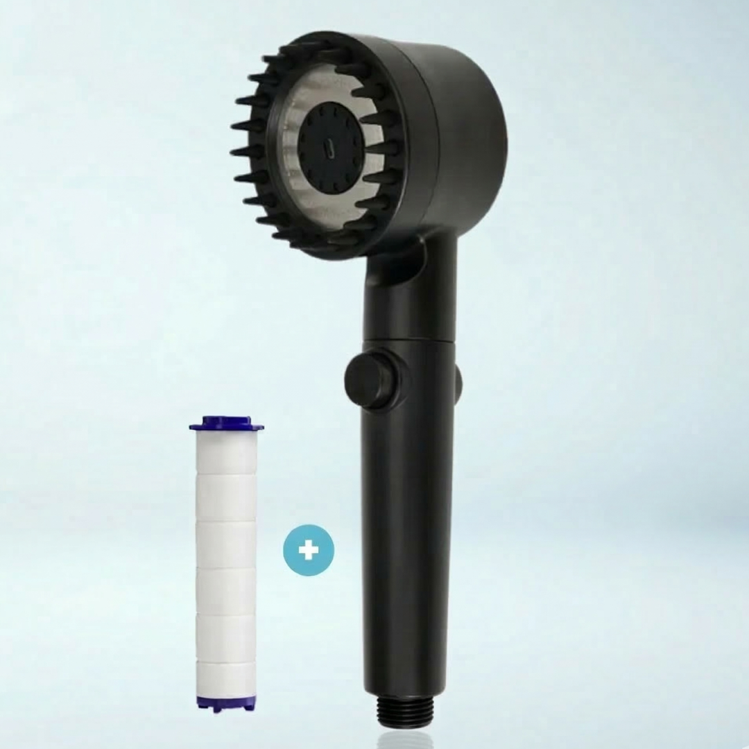 ראש מקלחת מגביר לחץ מסנן חכם