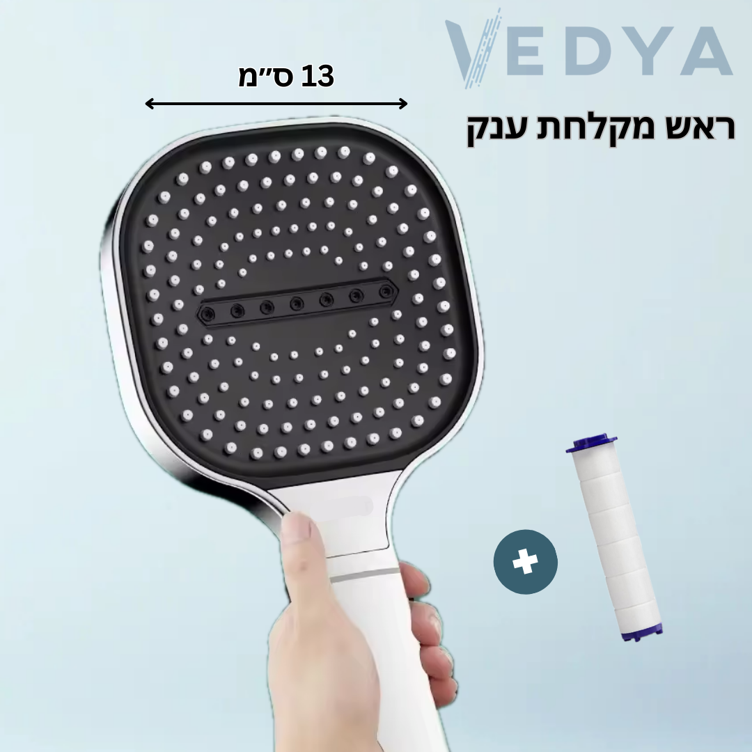 ראש מקלחת רחב