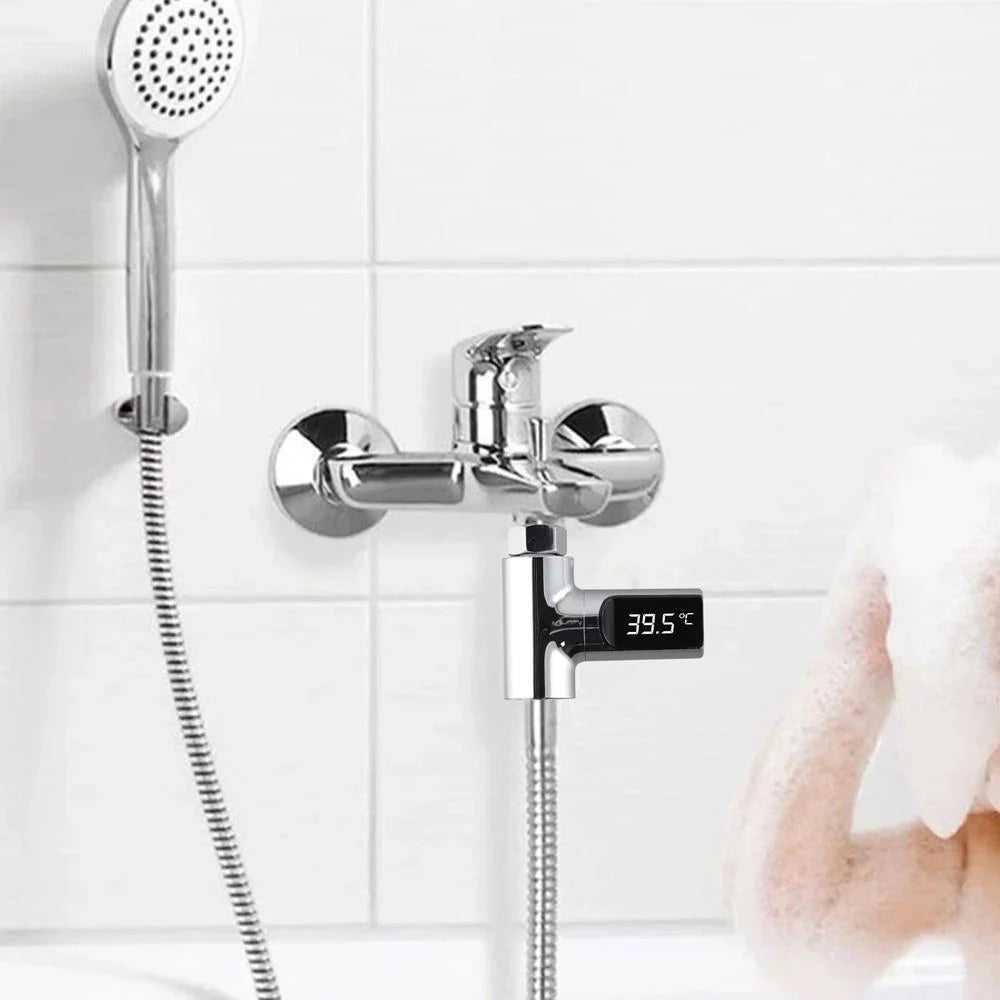 מד טמפרטורה דיגיטלי למקלחת